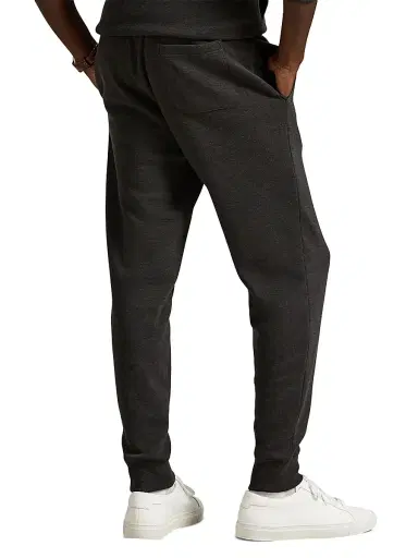 Polo Ralph Lauren Men's Lightweight Mesh Joggers - Dark Charcoal Heather | Thumbnail 4 Polo Ralph Lauren Men's Lightweight Mesh Joggers - Dark Charcoal Heather | Thumbnail 4