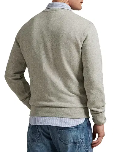 Polo Ralph Lauren Men's Polo Bear Fleece Crewneck Sweatshirt - Loft Heather Heritage Bear | Thumbnail 4