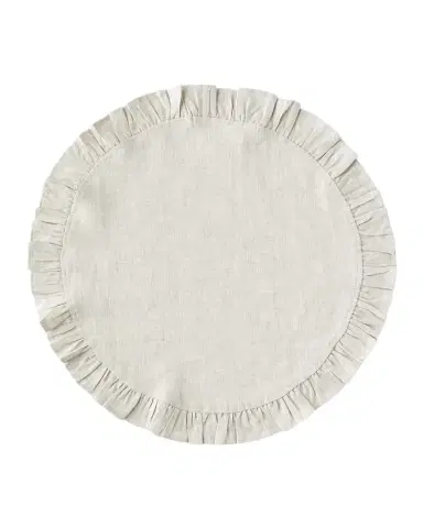 Arte Italica Round Ruffle Placemats, Set of 4 | Thumbnail 1