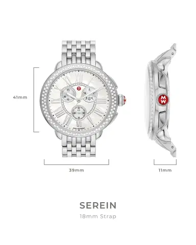 MICHELE Serein Two Tone 18K Gold Plated Diamond Watch | Thumbnail 3 MICHELE Serein Two Tone 18K Gold Plated Diamond Watch | Thumbnail 3