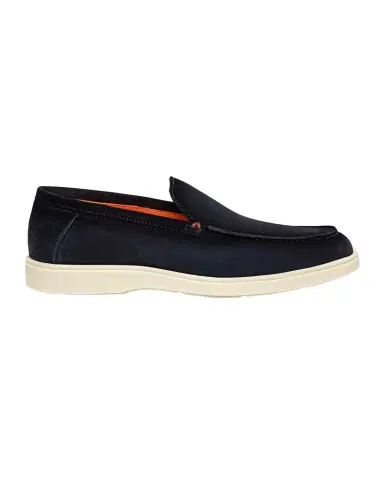 Santoni Men's Detroit Suede Loafers | Thumbnail 1 Santoni Men's Detroit Suede Loafers | Thumbnail 1