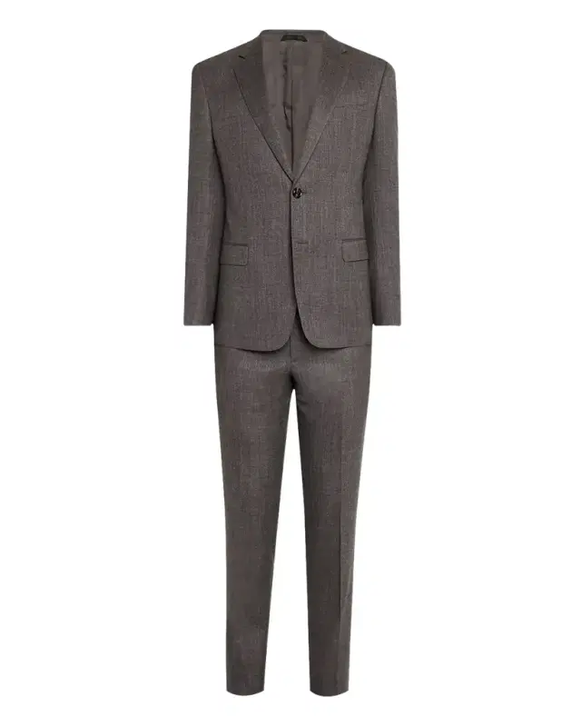 Men 's Micro-Dot Wool-Blend Suit