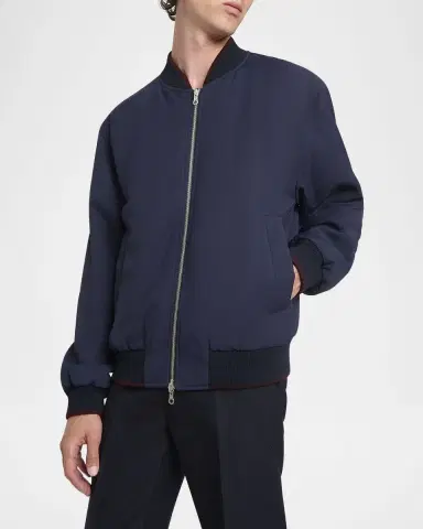 Dries Van Noten Men's Volker Reversible Bomber Jacket | Thumbnail 4 Dries Van Noten Men's Volker Reversible Bomber Jacket | Thumbnail 4