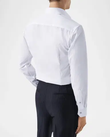 Eton Men's Slim Fit Twill Dress Shirt | Thumbnail 3