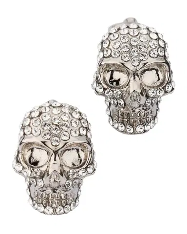 McQueen Pavé Crystal Stud Earrings | Thumbnail 1