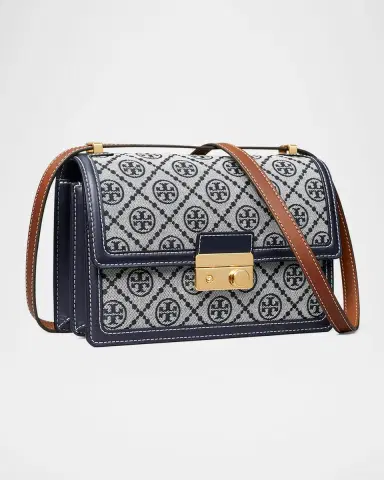 Tory Burch T Monogram Flap Canvas Shoulder Bag | Thumbnail 2