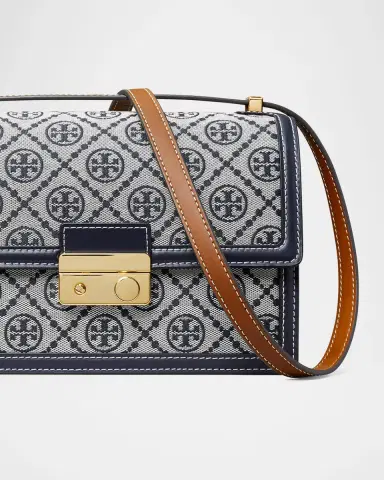 Tory Burch T Monogram Flap Canvas Shoulder Bag | Thumbnail 4