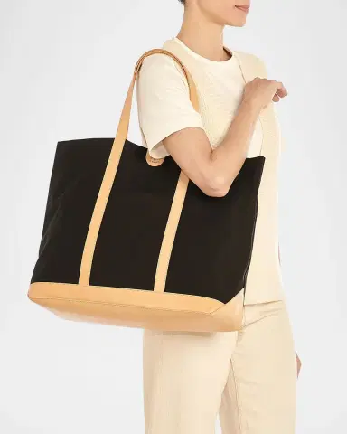 Il Bisonte Caramella Large Canvas Shopper Tote Bag | Thumbnail 4 Il Bisonte Caramella Large Canvas Shopper Tote Bag | Thumbnail 4
