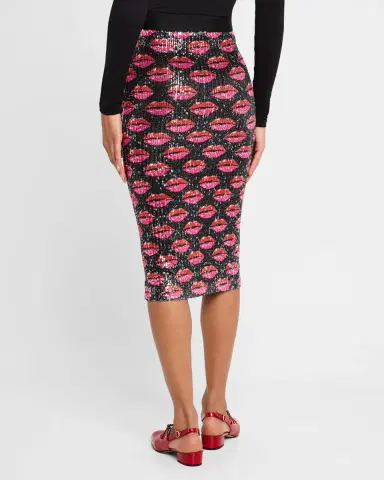 Le Superbe Liza Kiss Kiss Sequined Skirt | Thumbnail 2