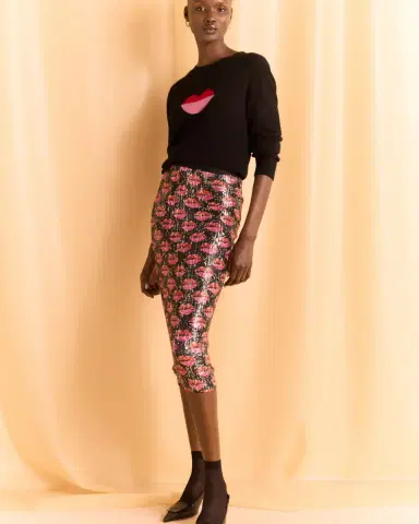 Le Superbe Liza Kiss Kiss Sequined Skirt | Thumbnail 4