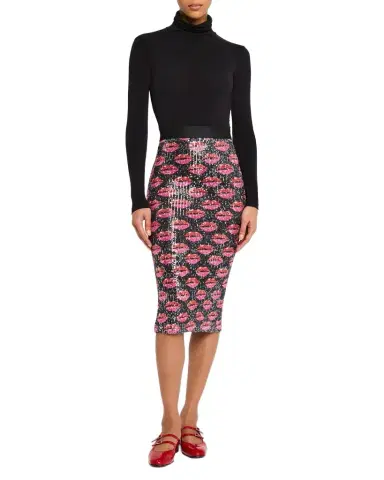 Le Superbe Liza Kiss Kiss Sequined Skirt | Thumbnail 1