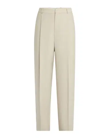Saint Laurent Men's Pleated Wool-Silk Trousers | Thumbnail 1 Saint Laurent Men's Pleated Wool-Silk Trousers | Thumbnail 1