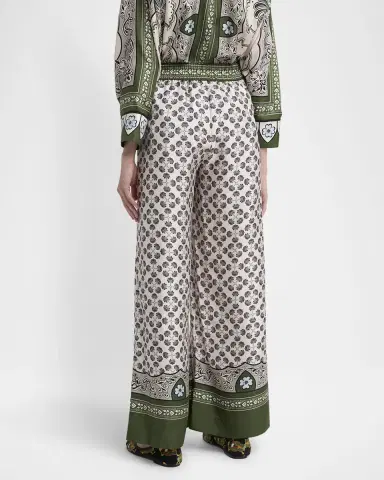 La DoubleJ Silk-Twill Wide-Leg Palazzo Pants | Thumbnail 3 La DoubleJ Silk-Twill Wide-Leg Palazzo Pants | Thumbnail 3