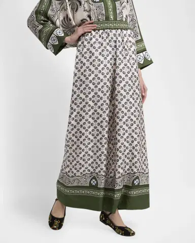 La DoubleJ Silk-Twill Wide-Leg Palazzo Pants | Thumbnail 5 La DoubleJ Silk-Twill Wide-Leg Palazzo Pants | Thumbnail 5