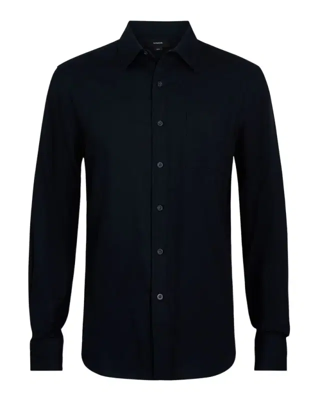 Vince Men 's Cotton and Wool Twill Sport Shirt