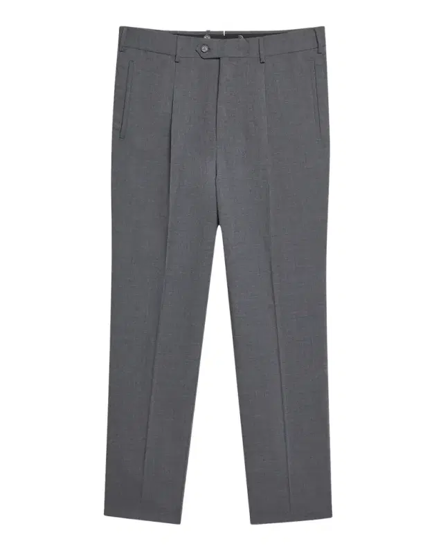 Men 's Wool Single-Pleated Trousers