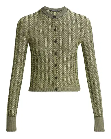 Jacquemus Marino Diamond-Knit Crewneck Cardigan | Thumbnail 1