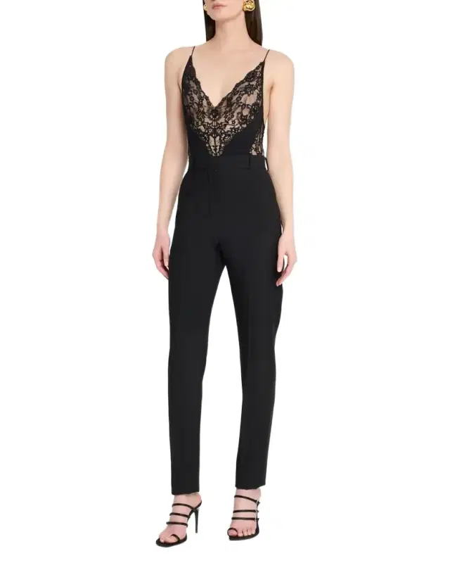 Lace V-Neck Bodysuit