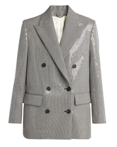 Golden Goose Journey Sequined Houndstooth Boyfriend Jacket | Thumbnail 1 Golden Goose Journey Sequined Houndstooth Boyfriend Jacket | Thumbnail 1