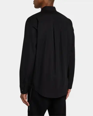 Dsquared2 Men's Zip-Trim Sport Shirt | Thumbnail 3 Dsquared2 Men's Zip-Trim Sport Shirt | Thumbnail 3