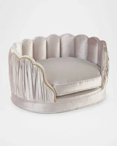 Haute House Lily Rose Velvet Pet Bed | Thumbnail 4