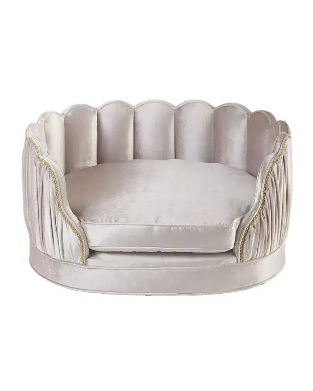 Haute House Lily Rose Velvet Pet Bed