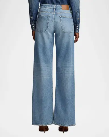Ralph Lauren Collection Mercer Relaxed Wide-Leg Jeans | Thumbnail 3 Ralph Lauren Collection Mercer Relaxed Wide-Leg Jeans | Thumbnail 3