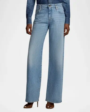 Ralph Lauren Collection Mercer Relaxed Wide-Leg Jeans | Thumbnail 4 Ralph Lauren Collection Mercer Relaxed Wide-Leg Jeans | Thumbnail 4