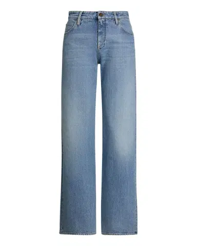 Ralph Lauren Collection Mercer Relaxed Wide-Leg Jeans | Thumbnail 1 Ralph Lauren Collection Mercer Relaxed Wide-Leg Jeans | Thumbnail 1