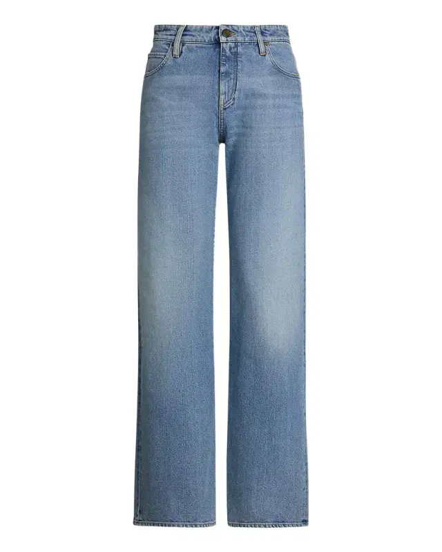 Ralph Lauren Collection Mercer Relaxed Wide-Leg Jeans