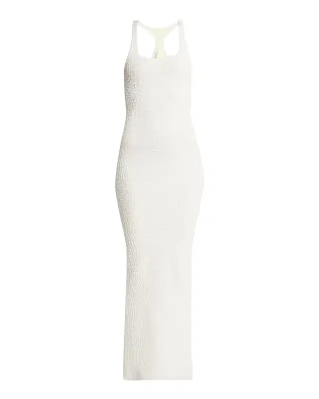 Scala Croc-Knit Sleeveless Maxi Dress
