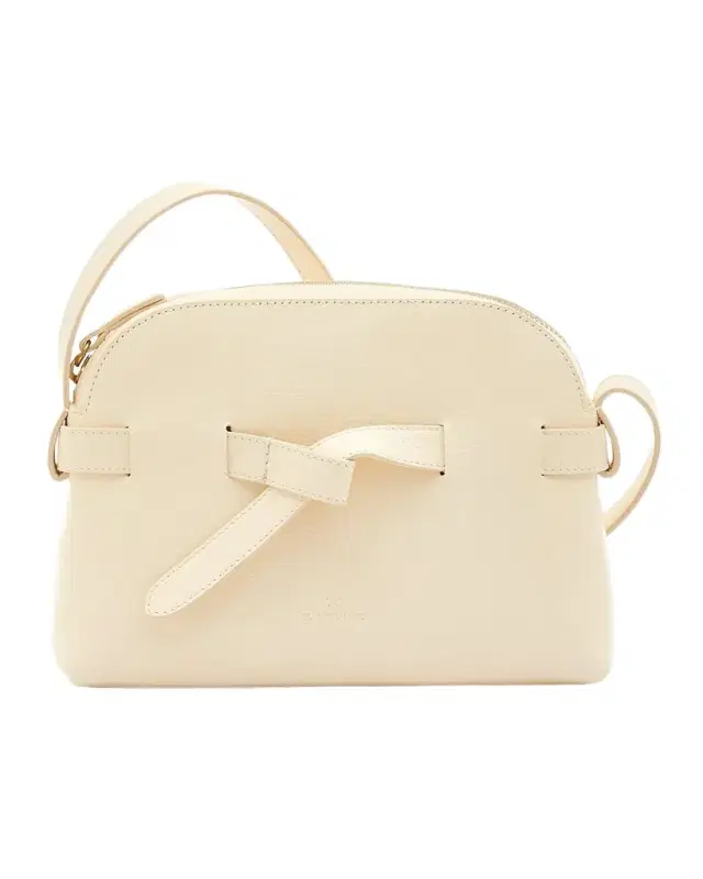 Elisa Zip Leather Crossbody Bag