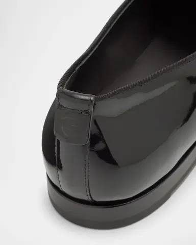 Giorgio Armani Men's Leather and Velvet Loafers | Thumbnail 4