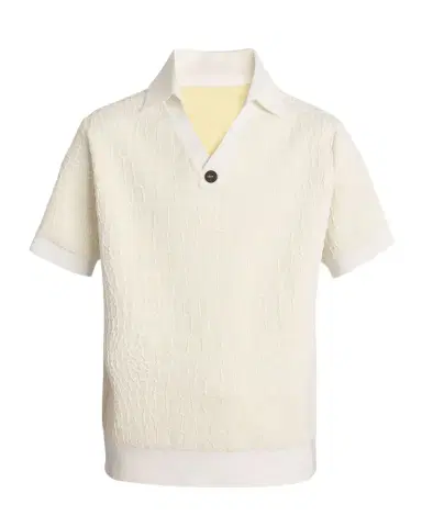 Jacquemus Men's Croc-Patterned Polo Shirt | Thumbnail 1