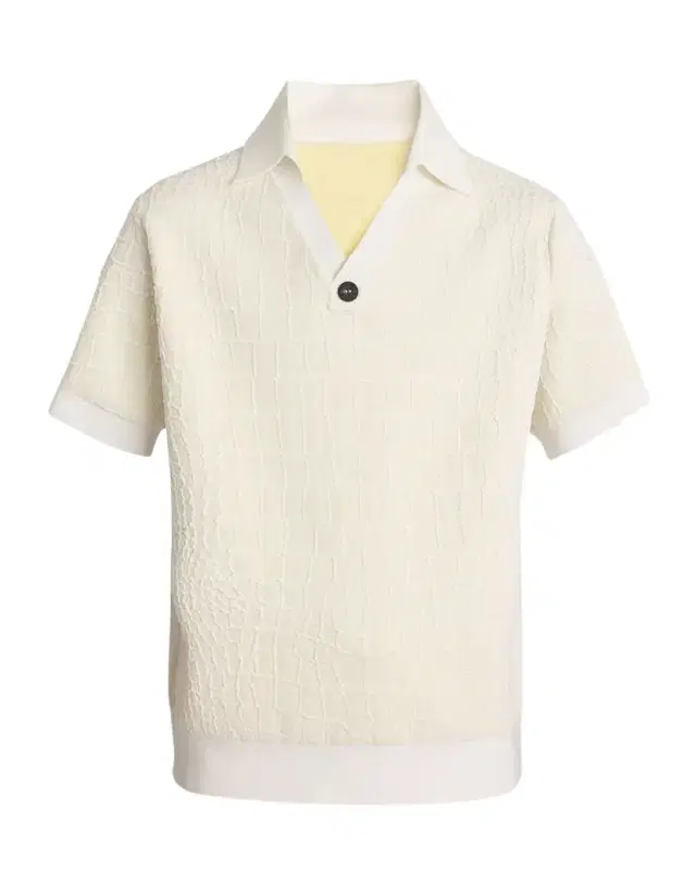 Men 's Croc-Patterned Polo Shirt