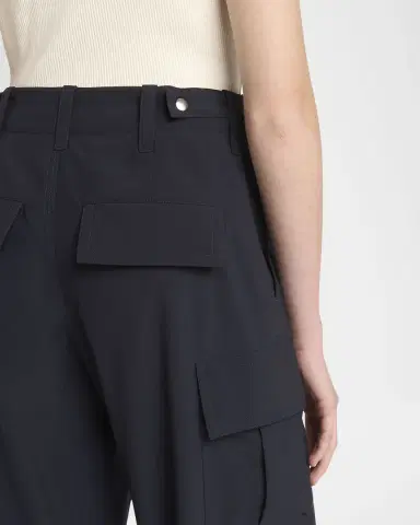 Bottega Veneta Cargo Fine Wool Wide Leg Trousers | Thumbnail 5