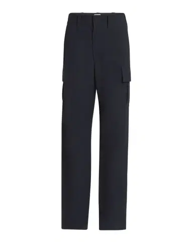 Bottega Veneta Cargo Fine Wool Wide Leg Trousers | Thumbnail 1