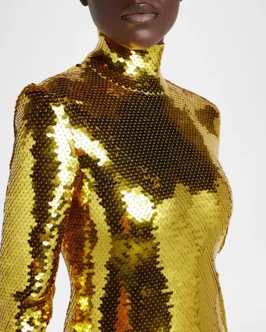 Bottega Veneta Long Sequined Dress | Thumbnail 5 Bottega Veneta Long Sequined Dress | Thumbnail 5