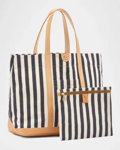 Il Bisonte Caramella Large Canvas Shopper Tote Bag | Thumbnail 3 Il Bisonte Caramella Large Canvas Shopper Tote Bag | Thumbnail 3