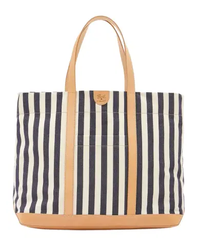 Il Bisonte Caramella Large Canvas Shopper Tote Bag | Thumbnail 1 Il Bisonte Caramella Large Canvas Shopper Tote Bag | Thumbnail 1