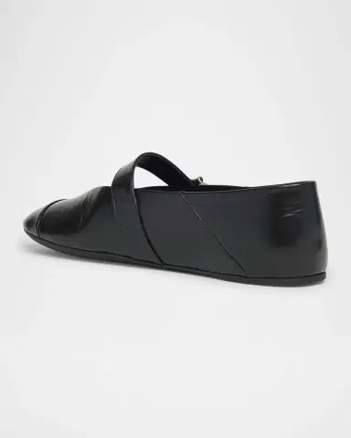 Ferragamo Nena Leather Gancio Buckle Ballerina Flats | Thumbnail 2 Ferragamo Nena Leather Gancio Buckle Ballerina Flats | Thumbnail 2