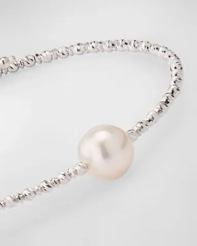 Pearls By Shari 18K White Gold Akoya Pearl Wrap Bracelet | Thumbnail 3