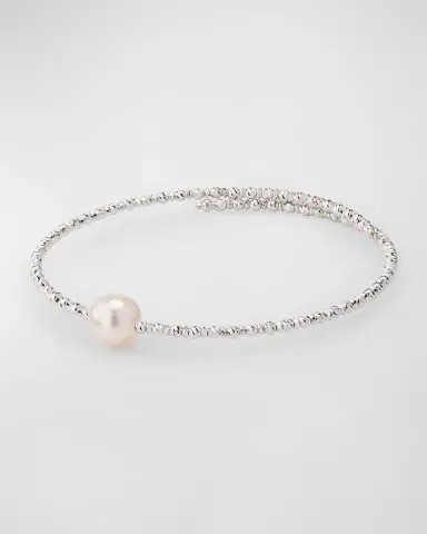 Pearls By Shari 18K White Gold Akoya Pearl Wrap Bracelet | Thumbnail 4