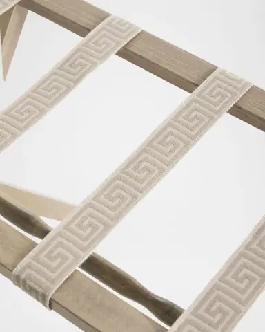 Gate House Furniture Greek Key Luggage Rack | Thumbnail 3 Gate House Furniture Greek Key Luggage Rack | Thumbnail 3