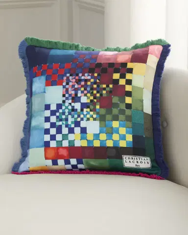 Christian Lacroix Color Games Decorative Pillow, 20" Square | Thumbnail 1