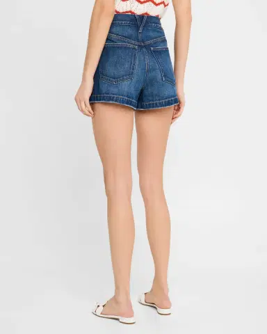Veronica Beard Timmi High-Rise Denim Shorts | Thumbnail 3 Veronica Beard Timmi High-Rise Denim Shorts | Thumbnail 3