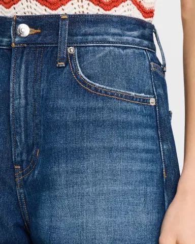 Veronica Beard Timmi High-Rise Denim Shorts | Thumbnail 5 Veronica Beard Timmi High-Rise Denim Shorts | Thumbnail 5