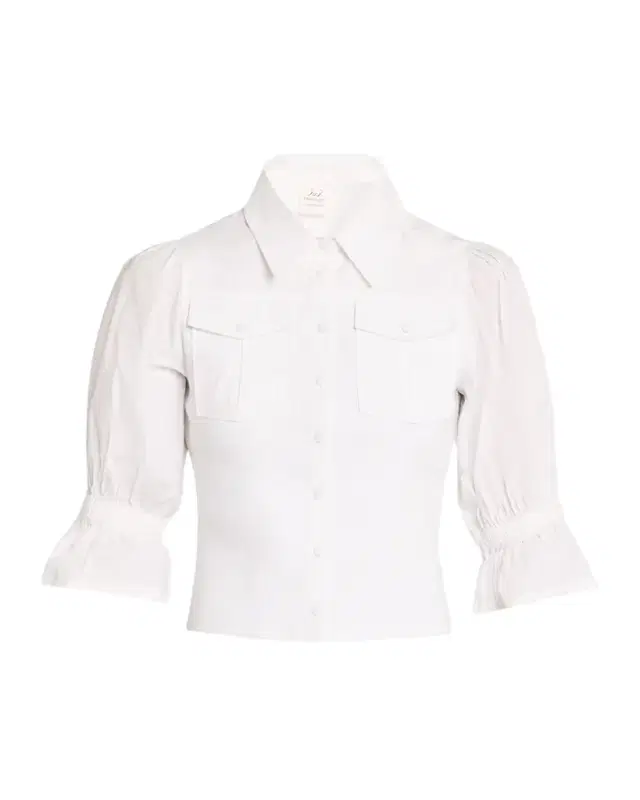 Lyric Puff-Sleeve Top