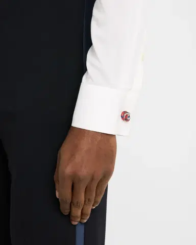 Link Up Men 's Cobra Coil Snake Cufflinks | Thumbnail 2