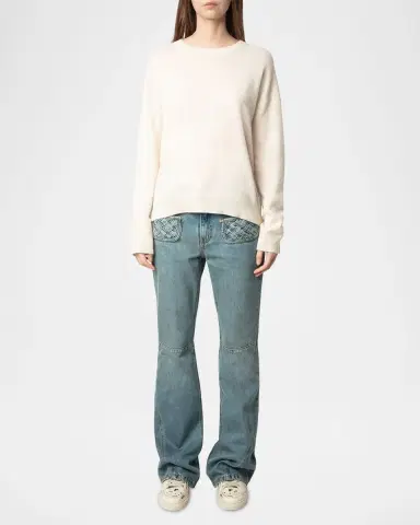 Zadig & Voltaire Cici Star Elbow Patch Sweater | Thumbnail 2